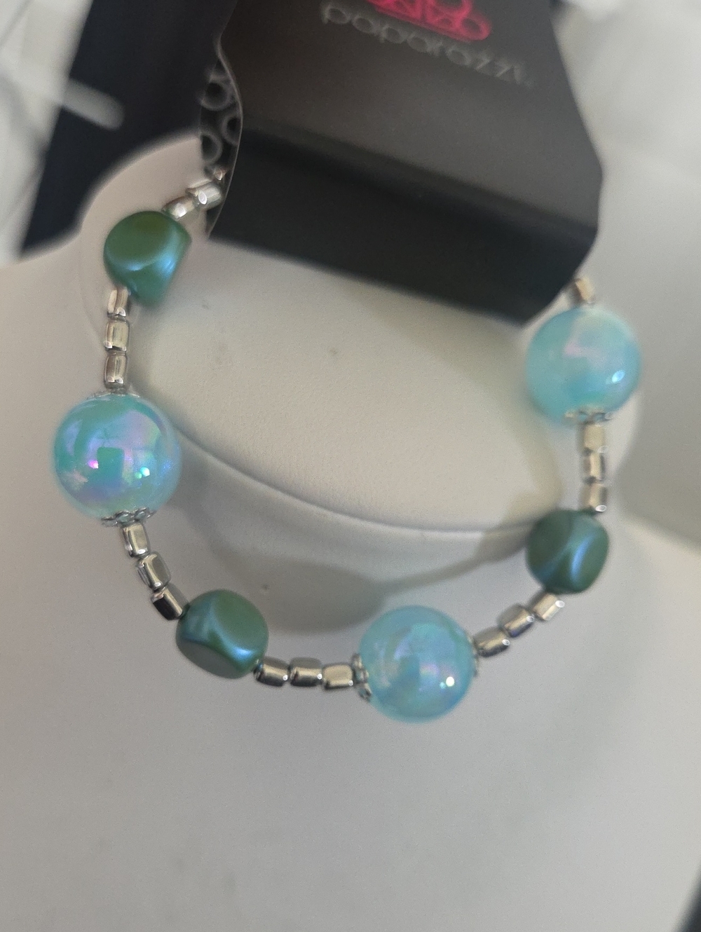 Paparazzi Blue Bead Bracelet NWT